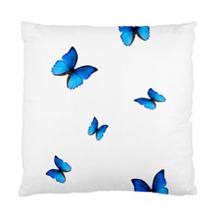 Butterfly-blue-phengaris Standard Cushion Case (one Side) by saad11