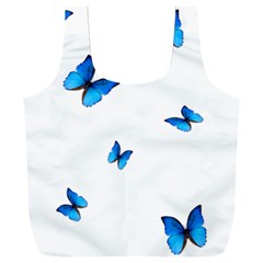 Butterfly-blue-phengaris Full Print Recycle Bag (XXXL)