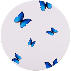 Butterfly-blue-phengaris UV Print Round Tile Coaster