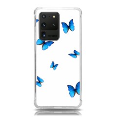 Butterfly-blue-phengaris Samsung Galaxy S20 Ultra 6.9 Inch TPU UV Case