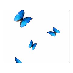 Butterfly-blue-phengaris Premium Plush Fleece Blanket (large) by saad11