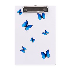 Butterfly-blue-phengaris A5 Acrylic Clipboard