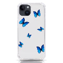 Butterfly-blue-phengaris iPhone 14 TPU UV Print Case