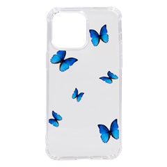 Butterfly-blue-phengaris Iphone 14 Pro Max Tpu Uv Print Case by saad11