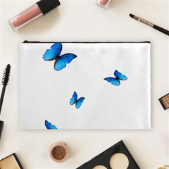 Butterfly-blue-phengaris Cosmetic Bag (large) by saad11