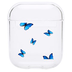 Butterfly-blue-phengaris Hard Pc Airpods 1/2 Case by saad11