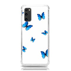 Butterfly-blue-phengaris Samsung Galaxy S20 6 2 Inch Tpu Uv Case by saad11