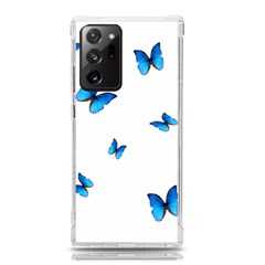 Butterfly-blue-phengaris Samsung Galaxy Note 20 Ultra Tpu Uv Case by saad11