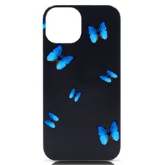 Butterfly-blue-phengaris Iphone 14 Black Uv Print Case by saad11