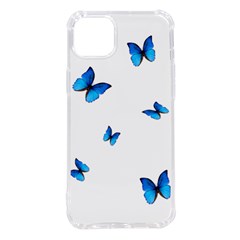 Butterfly-blue-phengaris Iphone 14 Plus Tpu Uv Print Case by saad11