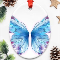 Butterfly-drawing-art-fairytale  Ornament (oval) by saad11