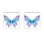 Butterfly-drawing-art-fairytale  Cufflinks (Square) Front(Pair)