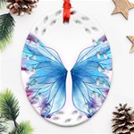 Butterfly-drawing-art-fairytale  Ornament (Oval Filigree) Front