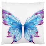 Butterfly-drawing-art-fairytale  Large Premium Plush Fleece Cushion Case (One Side) Front