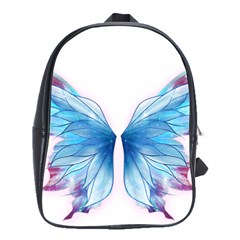 Butterfly-drawing-art-fairytale  School Bag (large) by saad11