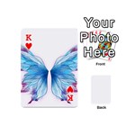 Butterfly-drawing-art-fairytale  Playing Cards 54 Designs (Mini) Front - HeartK