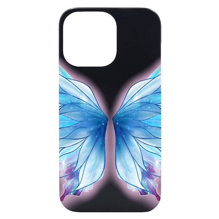 Butterfly-drawing-art-fairytale  iPhone 14 Pro Max Black UV Print Case