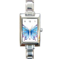 Butterfly-drawing-art-fairytale  Rectangle Italian Charm Watch by saad11