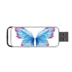 Butterfly-drawing-art-fairytale  Portable Usb Flash (one Side) by saad11