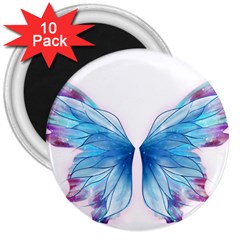 Butterfly-drawing-art-fairytale  3  Magnets (10 Pack)  by saad11