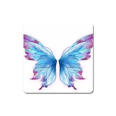 Butterfly-drawing-art-fairytale  Square Magnet by saad11