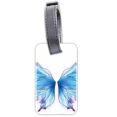 Butterfly-drawing-art-fairytale  Luggage Tag (two Sides) by saad11