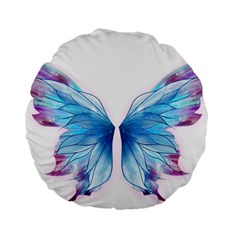 Butterfly-drawing-art-fairytale  Standard 15  Premium Flano Round Cushions by saad11