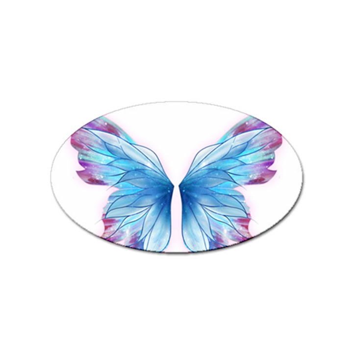 Butterfly-drawing-art-fairytale  Sticker (Oval)