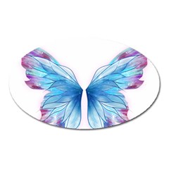 Butterfly-drawing-art-fairytale  Oval Magnet by saad11