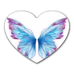 Butterfly-drawing-art-fairytale  Heart Mousepad by saad11