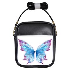 Butterfly-drawing-art-fairytale  Girls Sling Bag by saad11