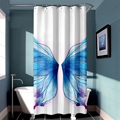 Butterfly-drawing-art-fairytale  Shower Curtain 36  X 72  (stall)  by saad11