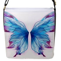 Butterfly-drawing-art-fairytale  Flap Closure Messenger Bag (s) by saad11