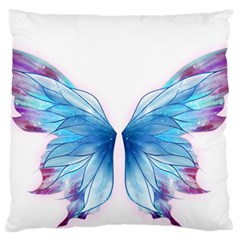 Butterfly-drawing-art-fairytale  Standard Premium Plush Fleece Cushion Case (one Side) by saad11