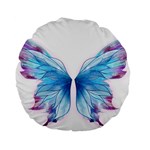 Butterfly-drawing-art-fairytale  Standard 15  Premium Flano Round Cushions Front