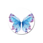 Butterfly-drawing-art-fairytale  Magnet 3  (Round) Front