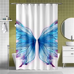 Butterfly-drawing-art-fairytale  Shower Curtain 48  X 72  (small)  by saad11