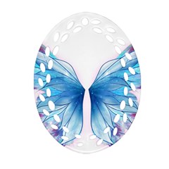 Butterfly-drawing-art-fairytale  Ornament (oval Filigree)