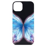 Butterfly-drawing-art-fairytale  iPhone 14 Plus Black UV Print Case Front