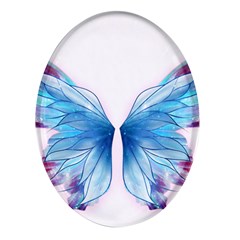 Butterfly-drawing-art-fairytale  Oval Glass Fridge Magnet (4 Pack) by saad11