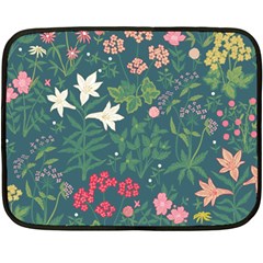 Spring Design  Two Sides Fleece Blanket (mini)