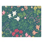 Spring design  Two Sides Premium Plush Fleece Blanket (Large) 80 x60  Blanket Front