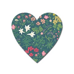 Spring Design  Heart Magnet by AlexandrouPrints