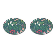 Spring Design  Cufflinks (oval)