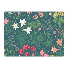 Spring Design  Two Sides Premium Plush Fleece Blanket (mini) by AlexandrouPrints