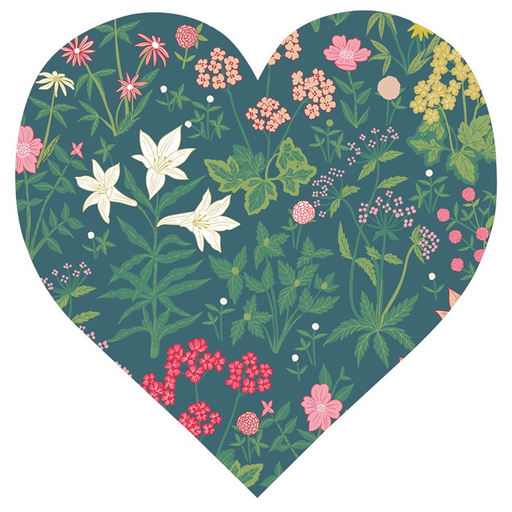 Spring design  Wooden Puzzle Heart