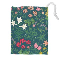 Spring Design  Drawstring Pouch (4xl) by AlexandrouPrints