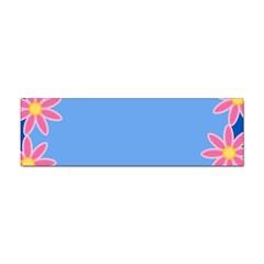 Flowers Space Frame Ornament Sticker (bumper) by Maspions