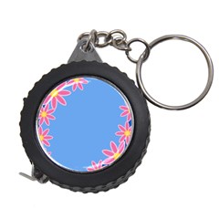 Flowers Space Frame Ornament Measuring Tape