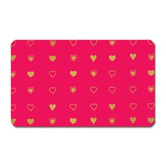 Illustrations Heart Pattern Design Magnet (rectangular)